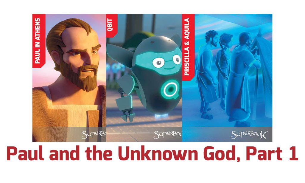 Paul And The Unknown God Part 1 Superbook Academy 3834